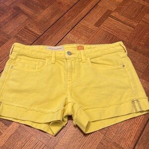 Pilcro and the letterpress denim STET shorts size 28